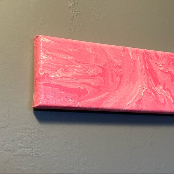 Abstract “We Wear Pink” Original Painting - Picture 9 of 11